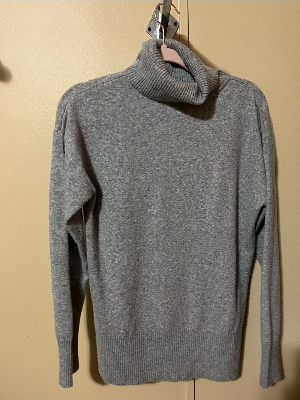 Calvin Klein Women's Gray Turtleneck Sweater